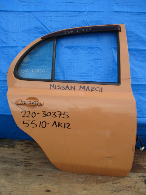 Used Nissan March VENT GLASS REAR RIGHT